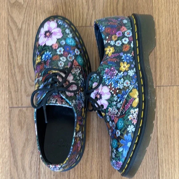 Dr Martens 1461 Wanderlust Floral Oxfords Women’s Lace Up Shoes - Picture 4 of 6